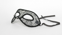 Masque Dentelle Rigide Noir
